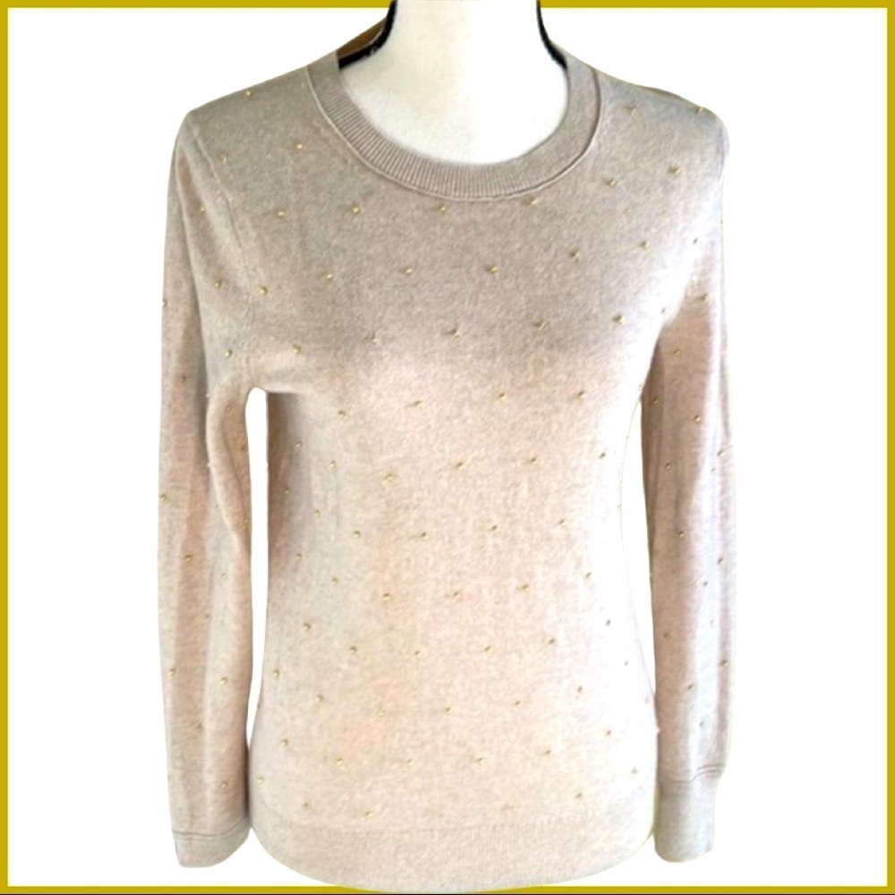 Banana Republic  Filpucci Beaded Long Sleeve Sweater XS